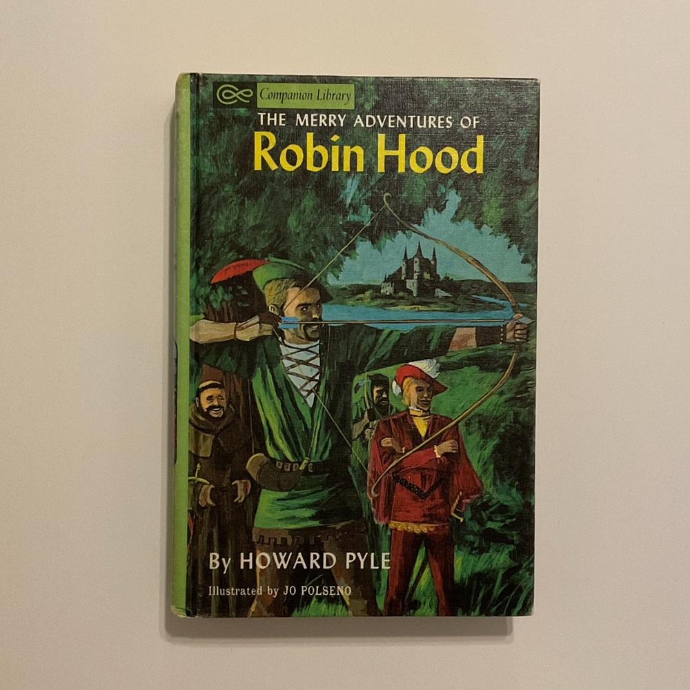 Robin Hood by Howard Pyle Companion Library Vintage Hardcover 1965